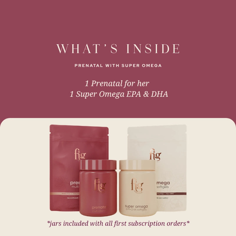 Prenatal Bundle for Her: Comprehensive Prenatal + Super Omega