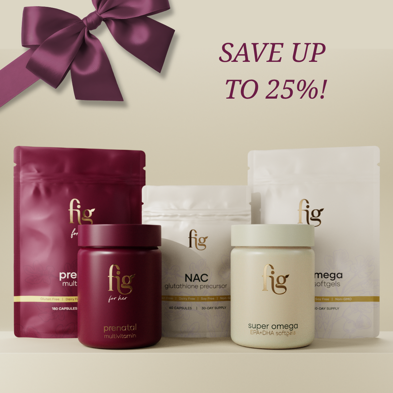 Prenatal Bundle with NAC: Prenatal Multi + Super Omega + NAC