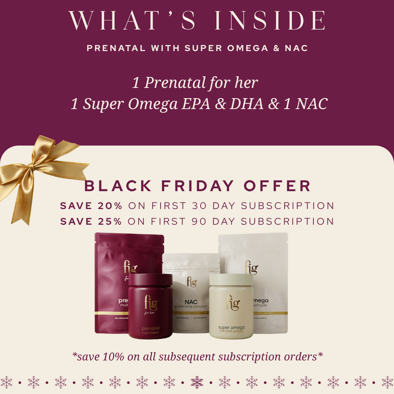 Prenatal Bundle with NAC: Prenatal Multi + Super Omega + NAC