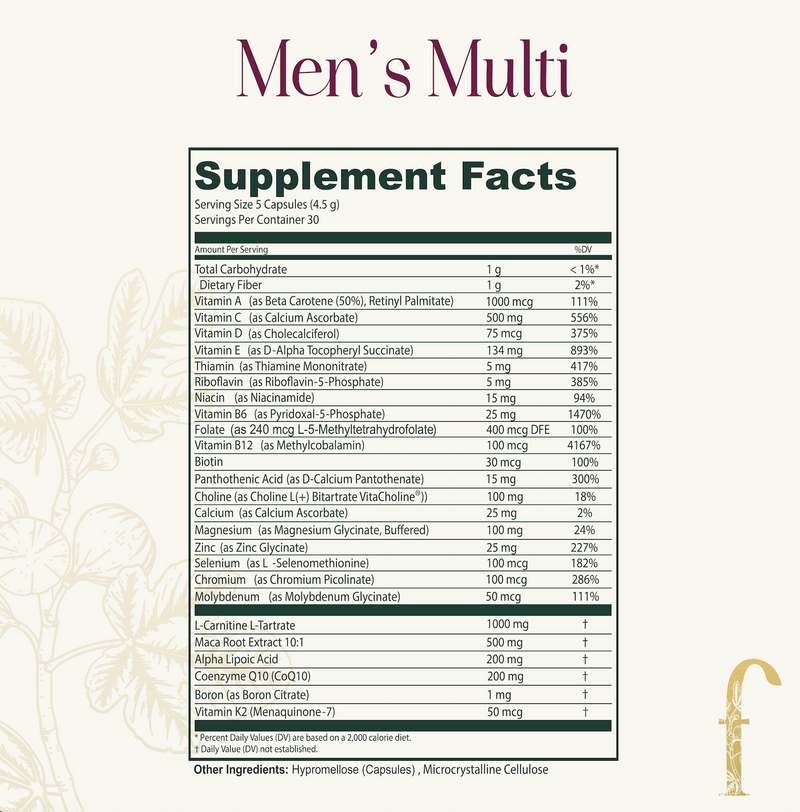 Men’s Fertility Multivitamin w/ Fertility Support
