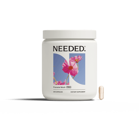 Needed Prenatal Multivitamin Pro product packaging
